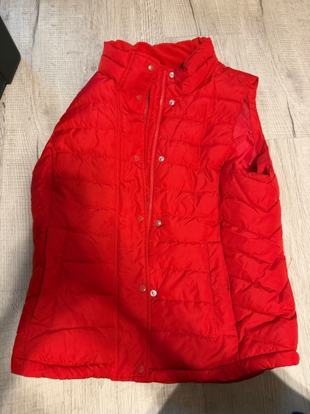 Gap Red Quilted Puffer Vest